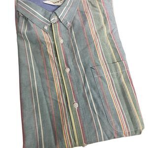 Arizona size 2XLT Striped Button-Up Shirt like new short sleeved